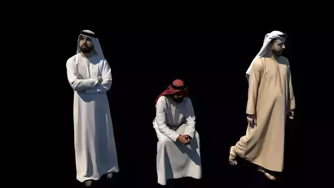 The men of Islam  3D model