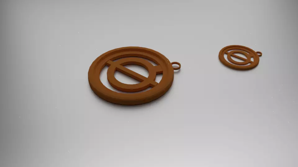 Transpluto Pendant 3D print model
