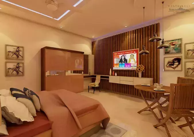 150 sqft BEDROOM INTERIOR 3D model