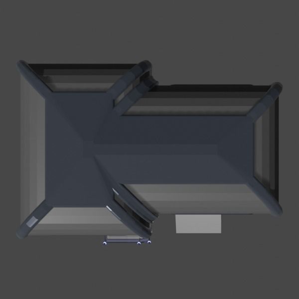 Futuristic Home 3D model_6