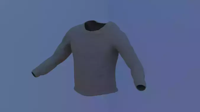 Jumper sweater Free low-poly 3D model
