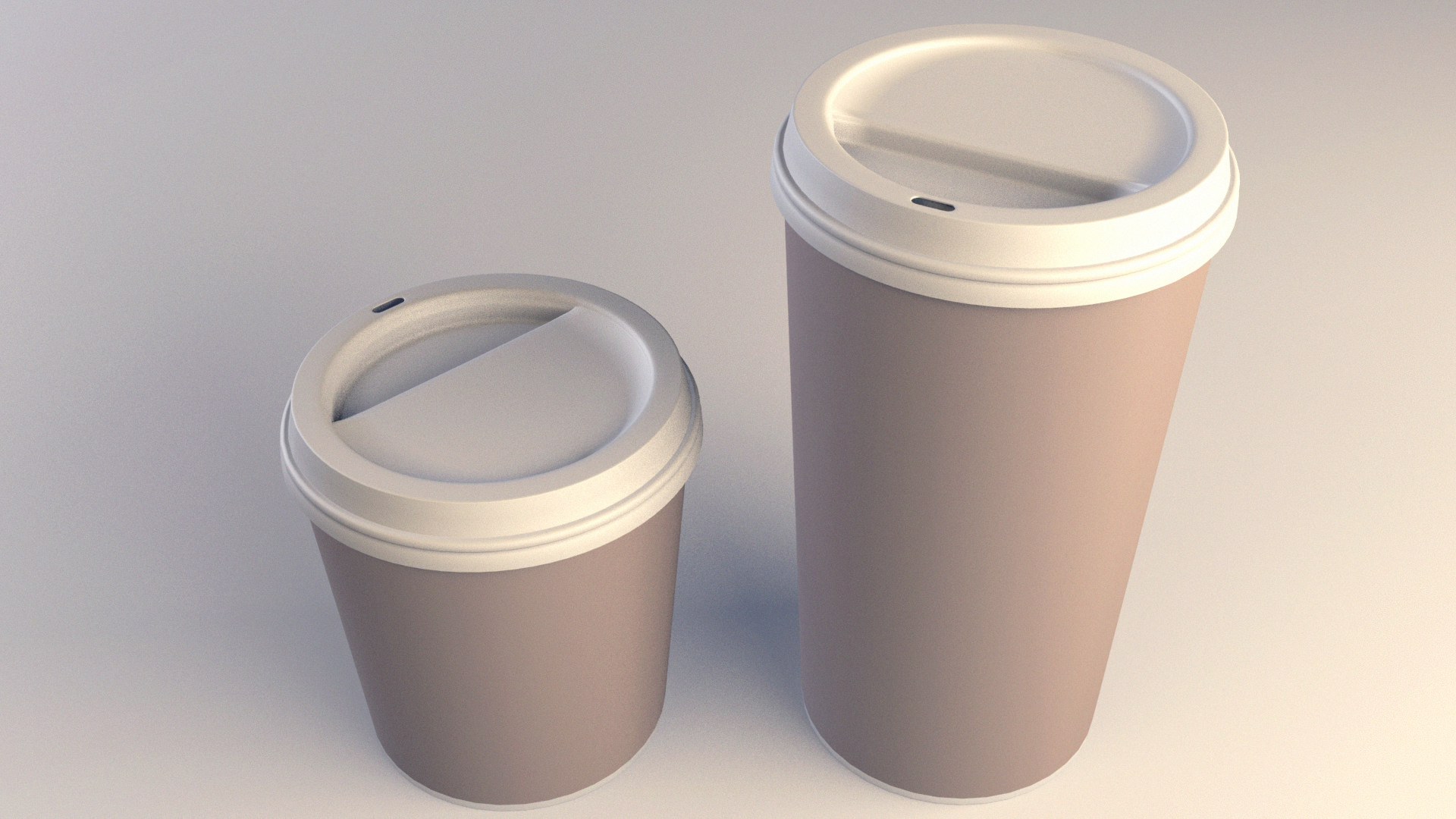Coffee Cup Take Away 3D model_2
