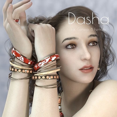 Dasha Teen For Genesis 8 Female 3D model