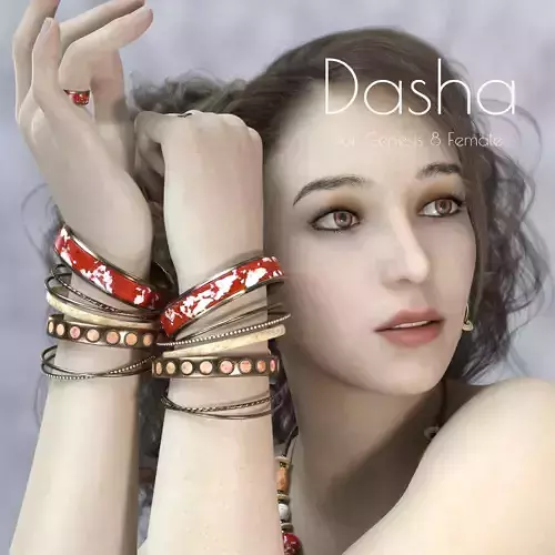 Dasha Teen For Genesis 8 Female 3D model