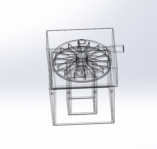 Simple Radial Blower Assembly For Experimental Ventilators 3D print model