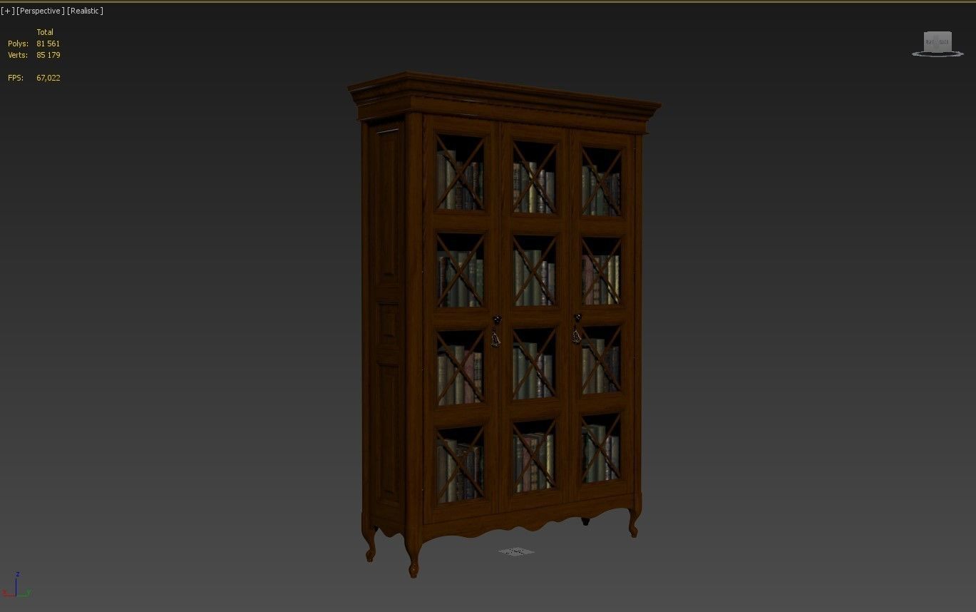 Classic cabinet 05 06 3D model_12