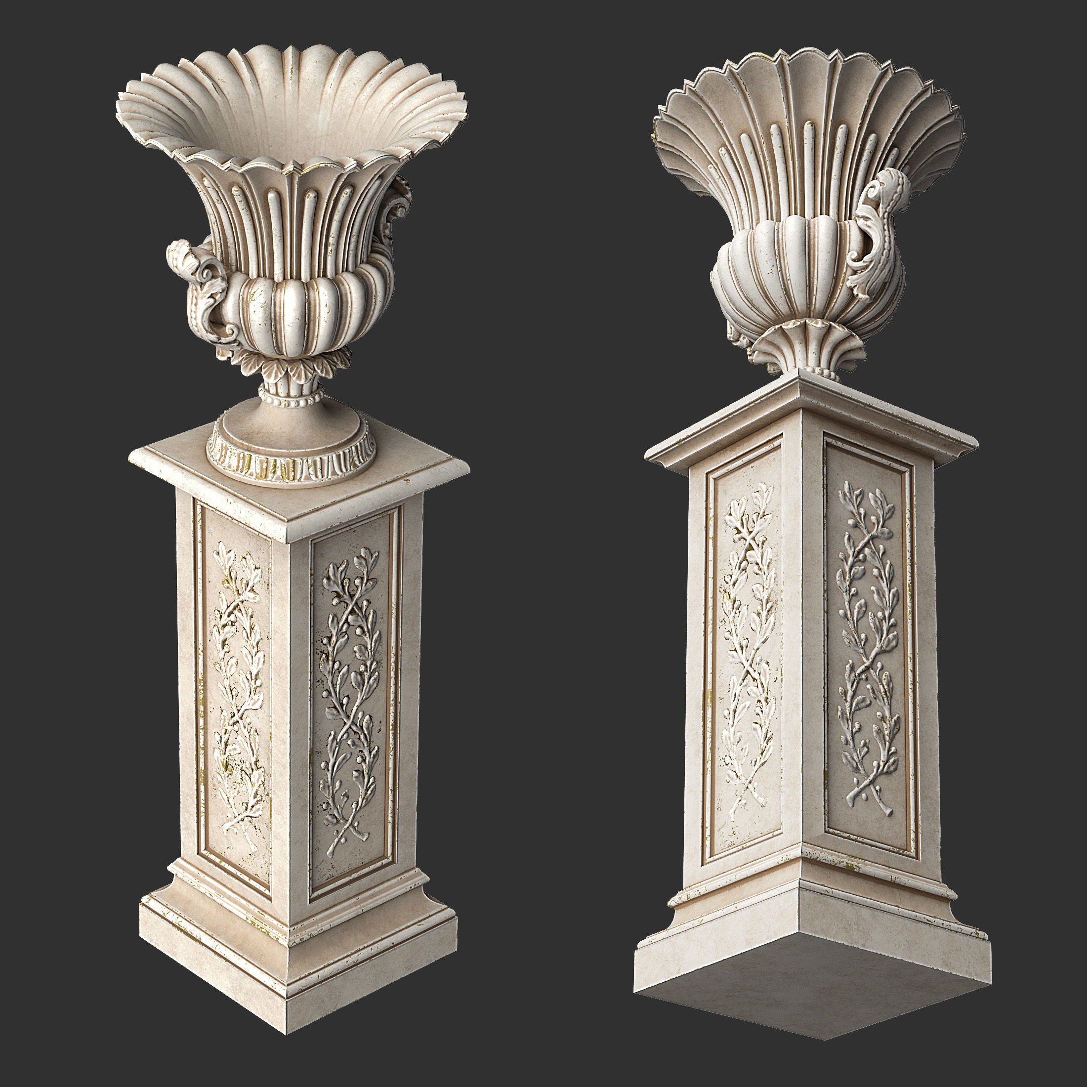 Roberto Giovannini Vase Art 531 PBR Low-poly 3D model_2
