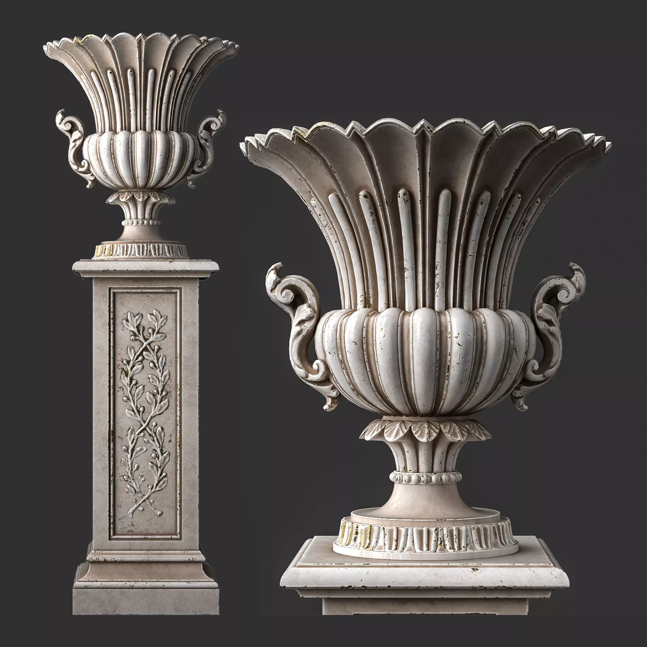 Roberto Giovannini Vase Art 531 PBR Low-poly 3D model_0