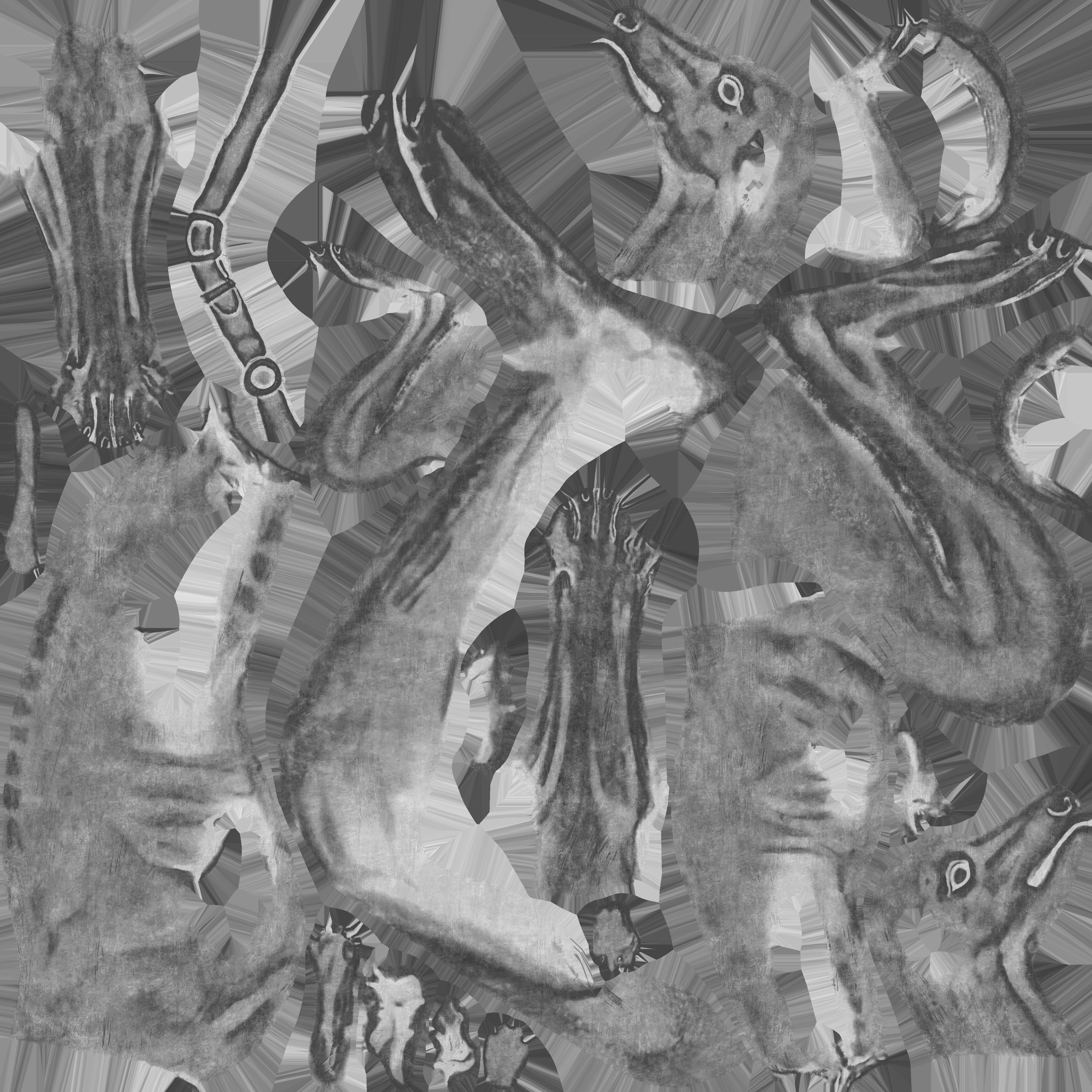 Roberto Giovannini Gray Hound LowPoly PBR Low-poly 3D model_10