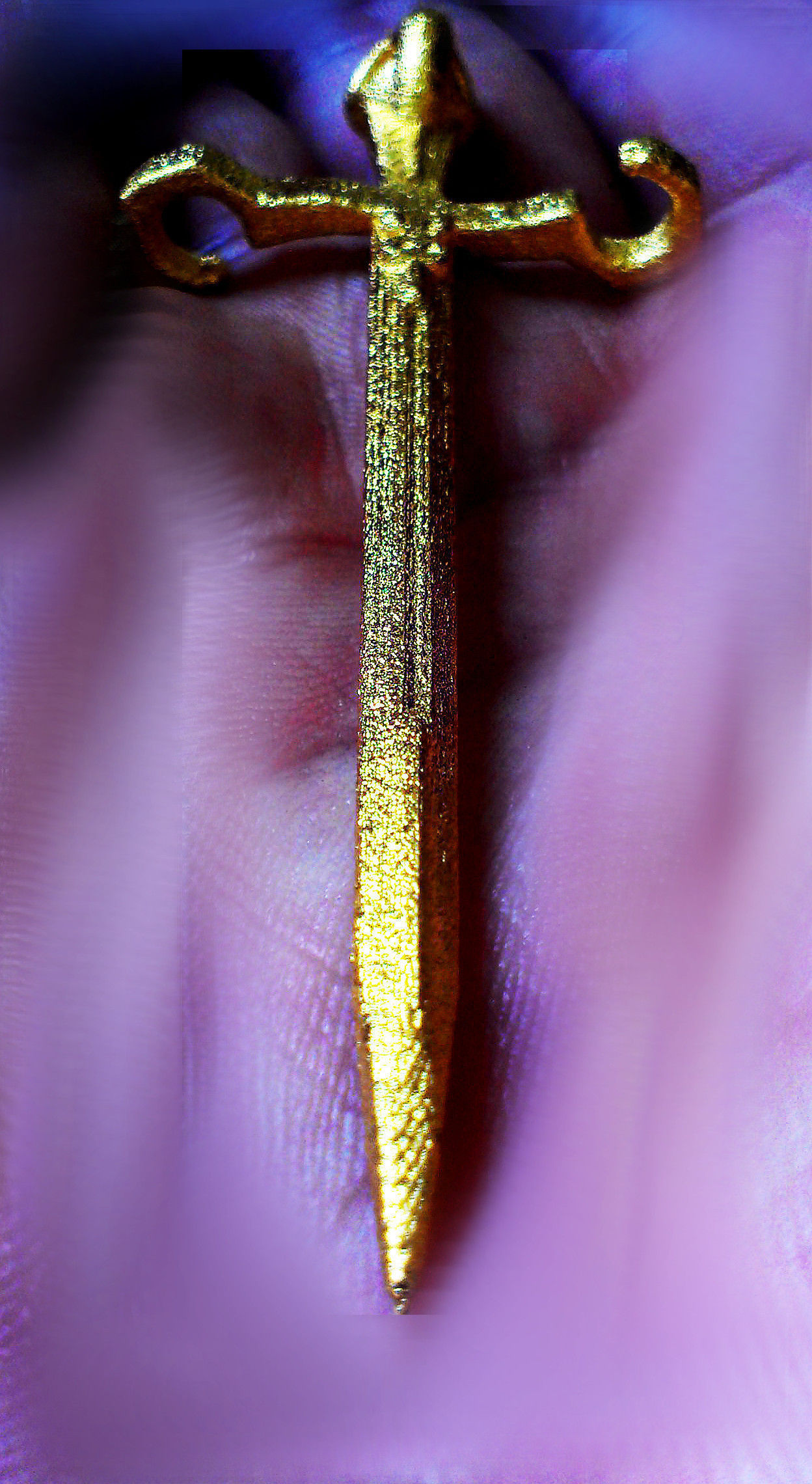 Longsword Pendant 3D print model_1