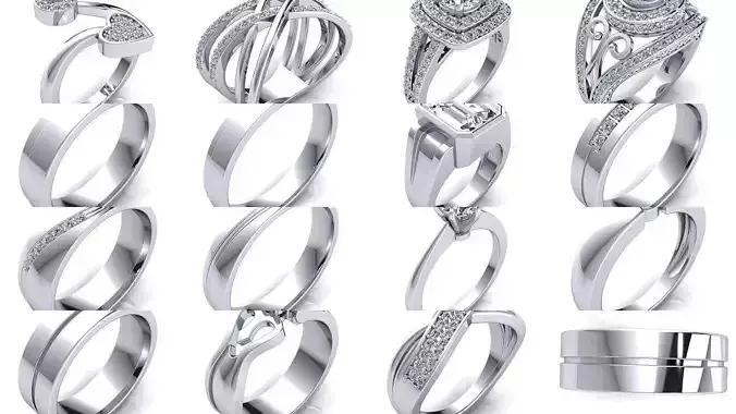31 Fancy Woman Diamond Collection Ring 31 Fancy Woman Diamond Collection Ring