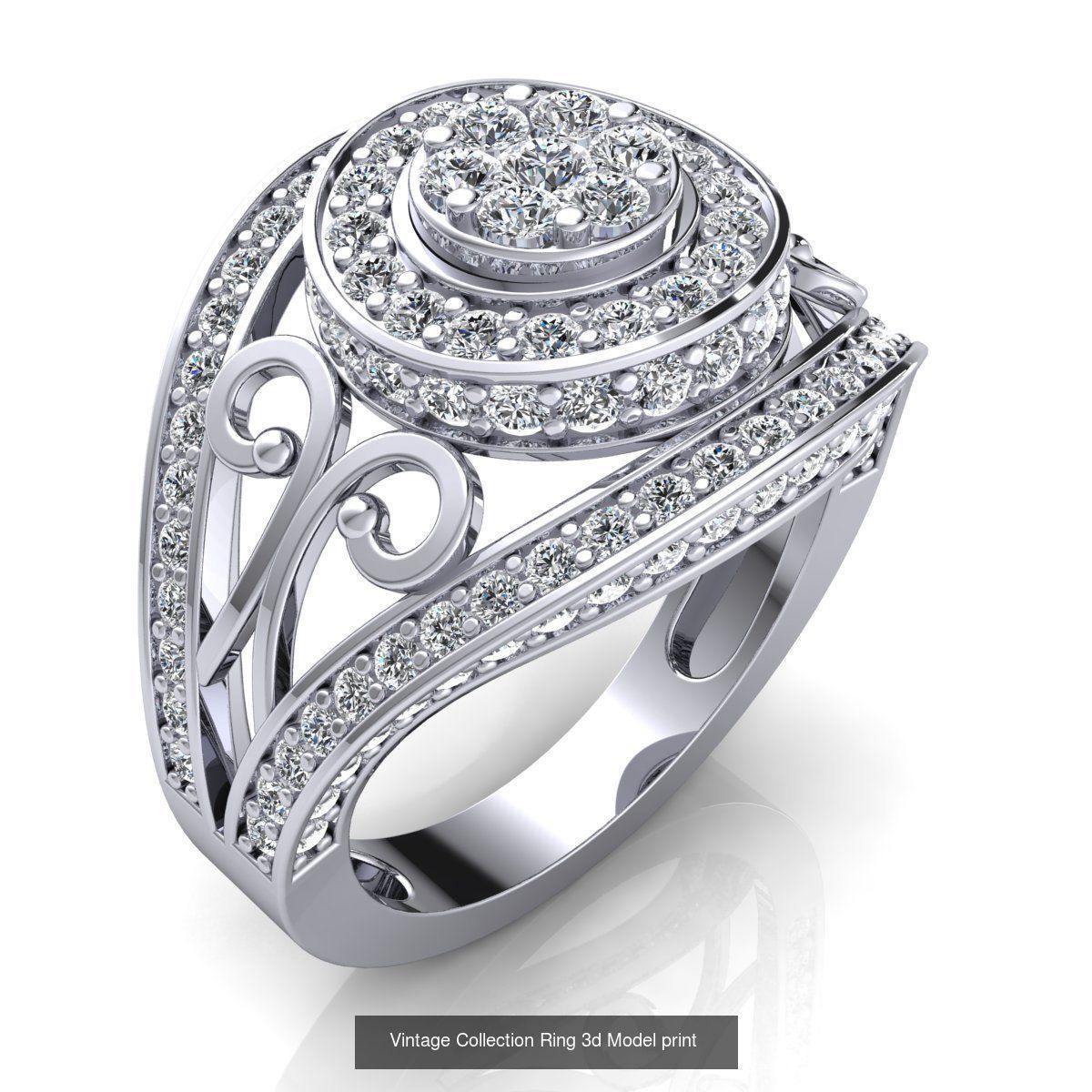 31 Fancy Woman Diamond Collection Ring _22
