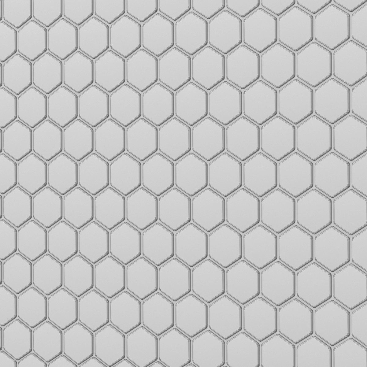 Hexagon Tiles 3D model_3