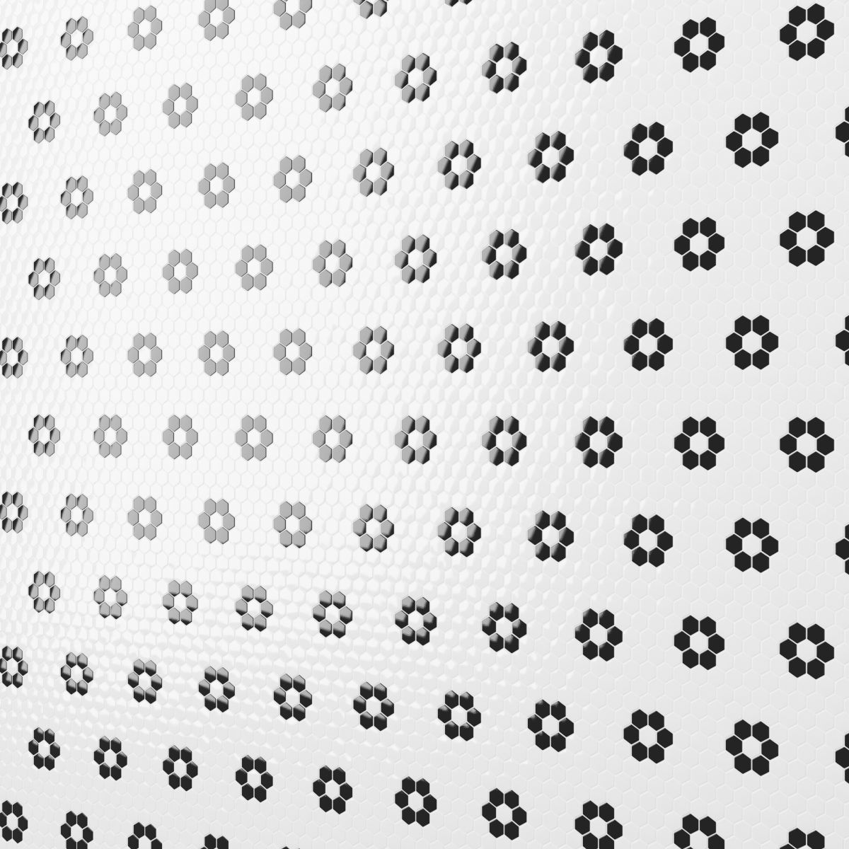 Hexagon Tiles 3D model_1