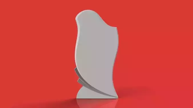 memorial tombstone 3D print model