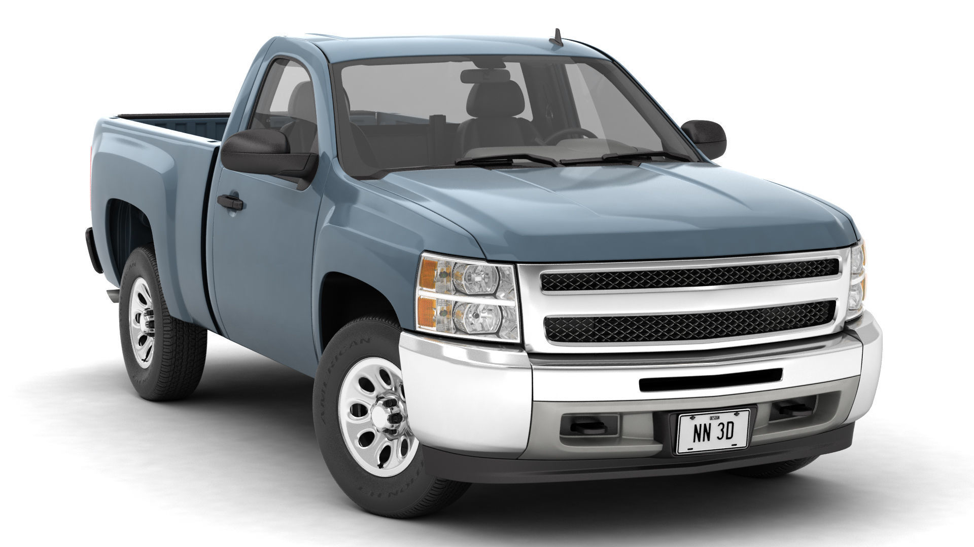 GENERIC PICKUP TRUCK 13 3D model_2