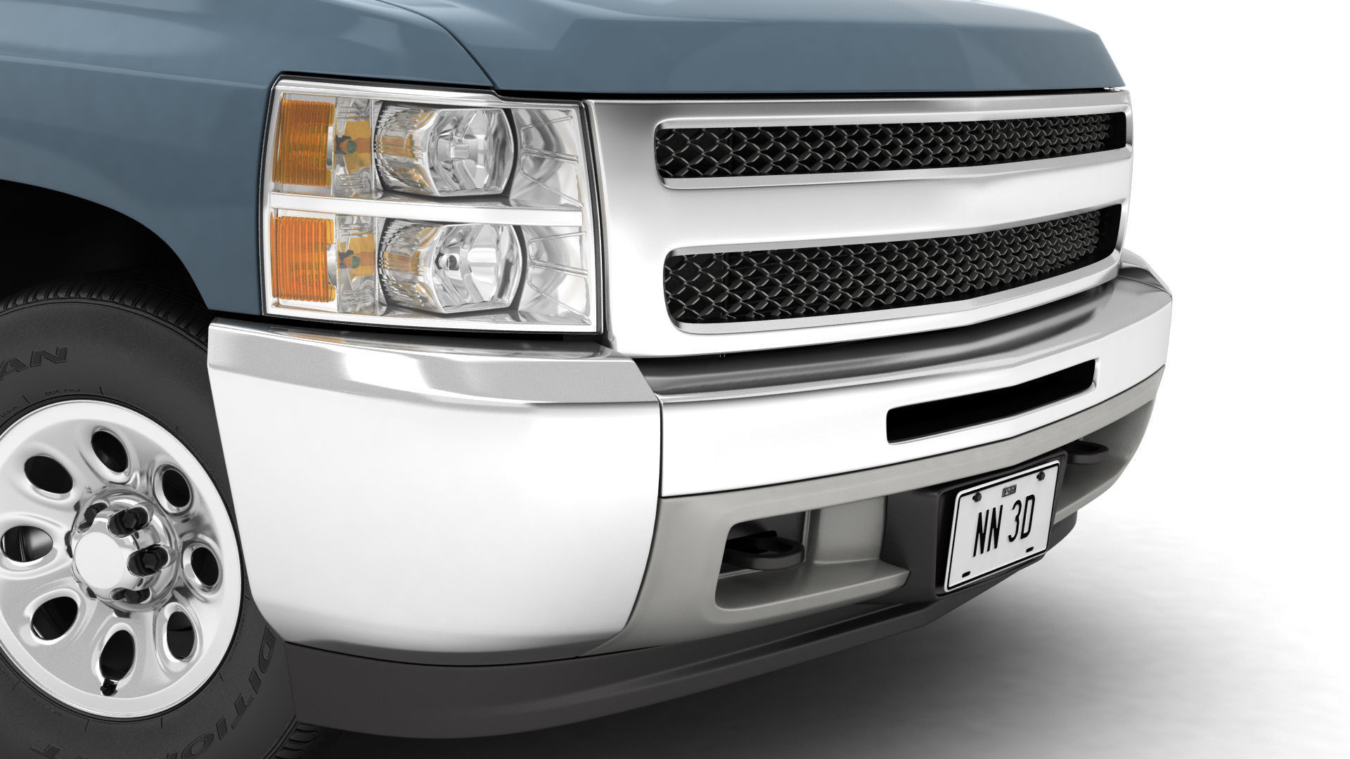 GENERIC PICKUP TRUCK 13 3D model_14