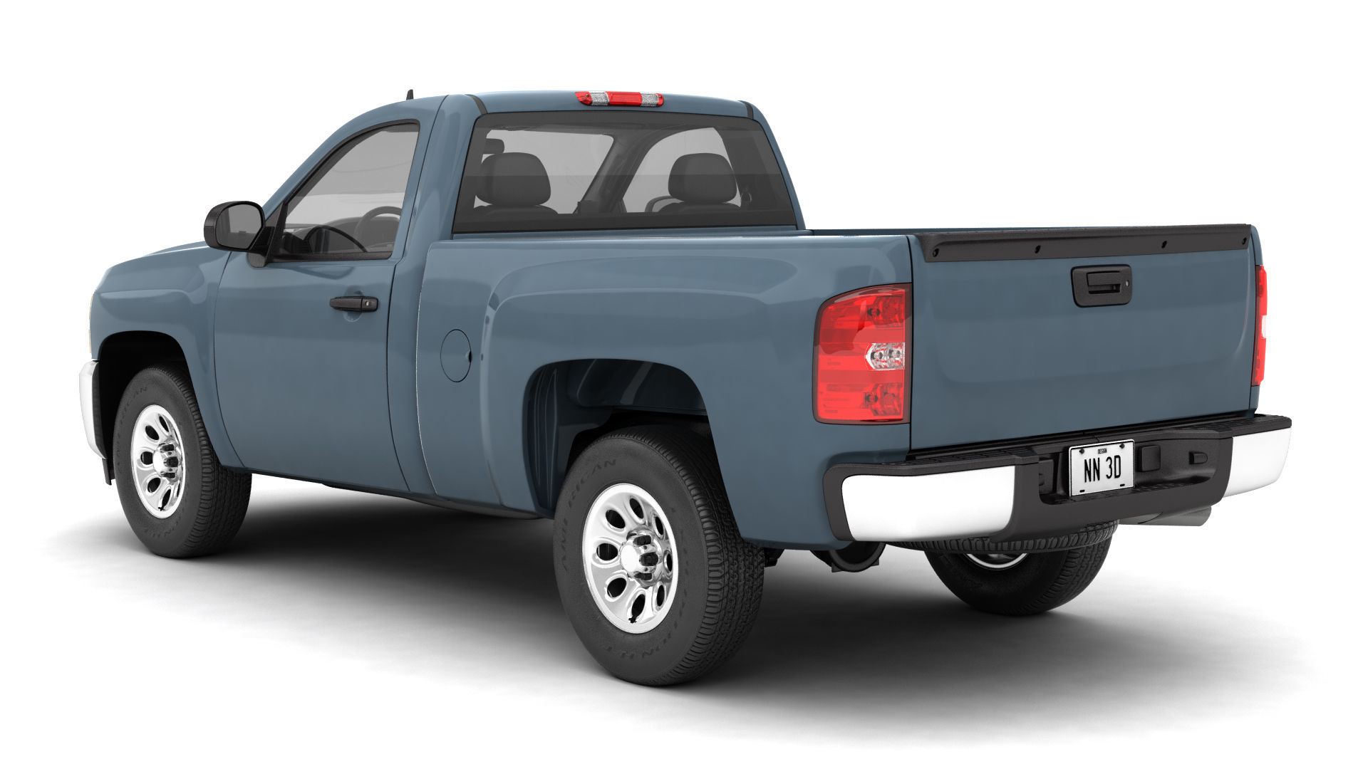 GENERIC PICKUP TRUCK 13 3D model_3