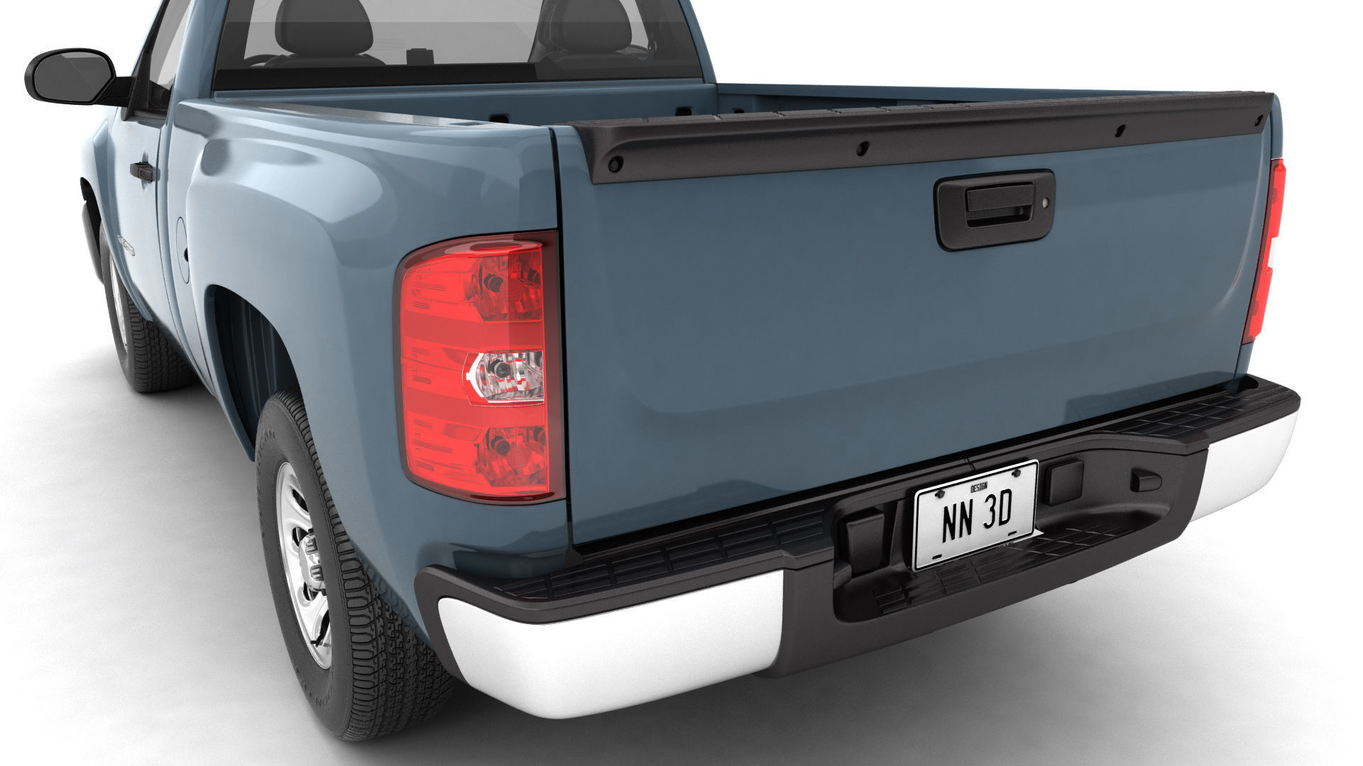 GENERIC PICKUP TRUCK 13 3D model_15