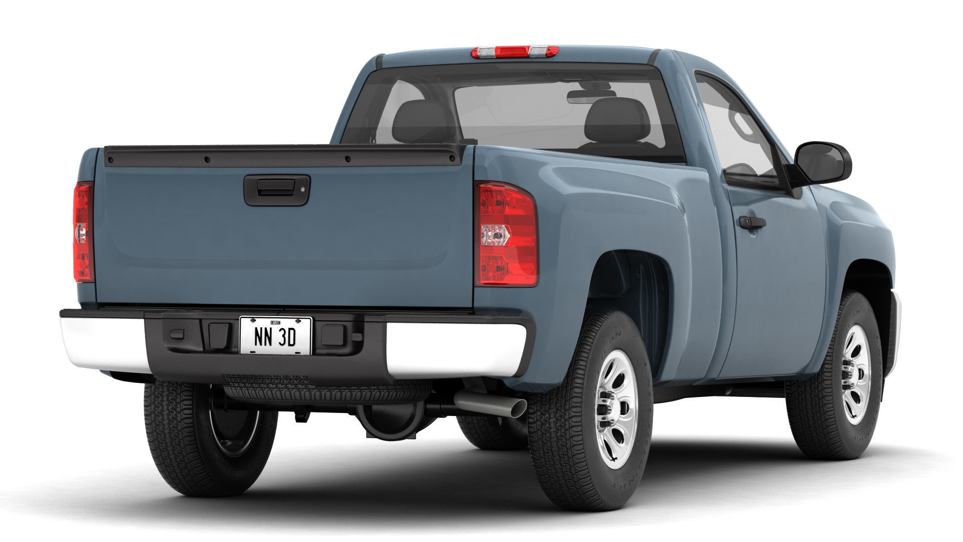 GENERIC PICKUP TRUCK 13 3D model_1