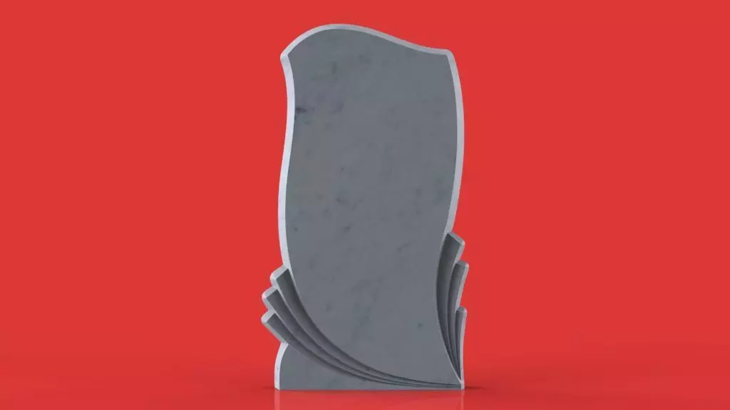 memorial tombstone 3D print model_0