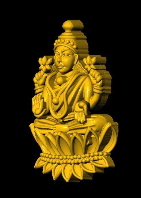 Laxmi devi 3D print model_1