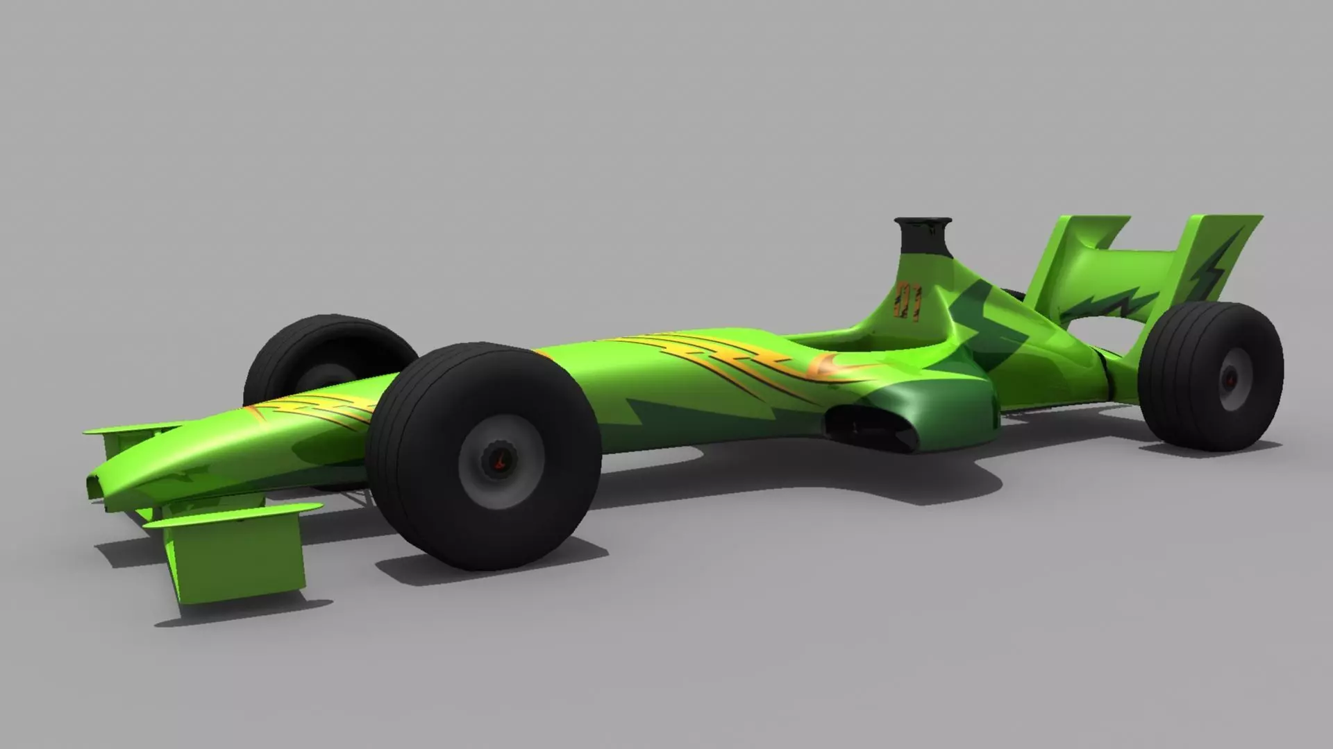 Formula Car 3D model_0