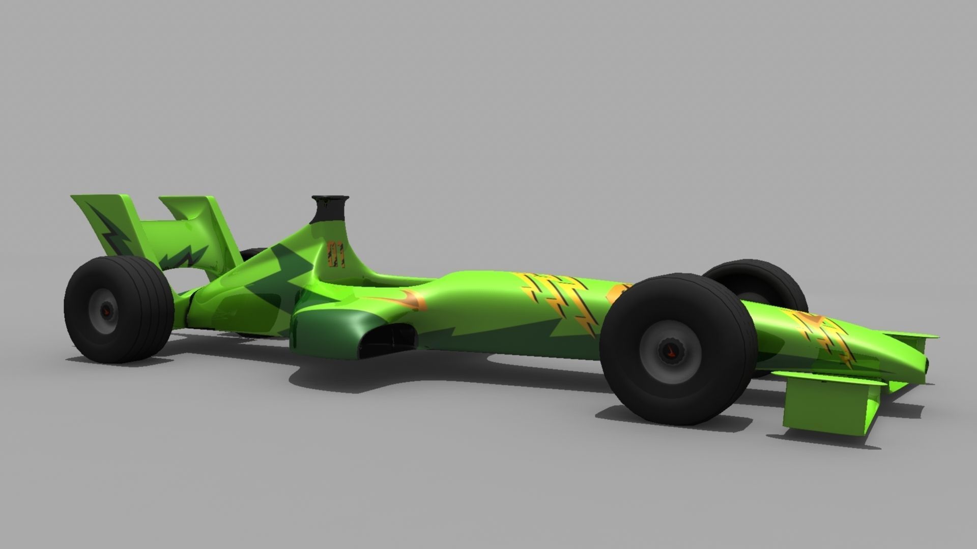 Formula Car 3D model_2