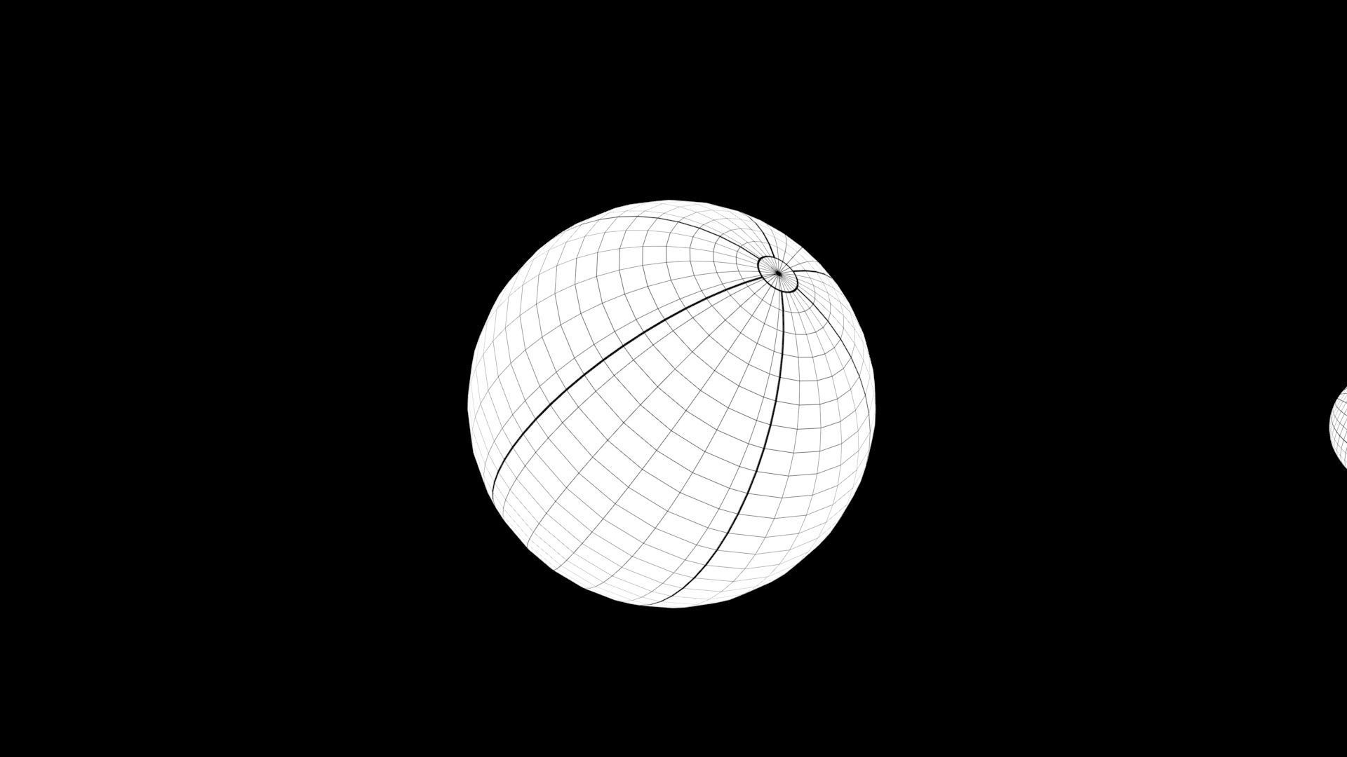 Beach balls Low-poly 3D model_3