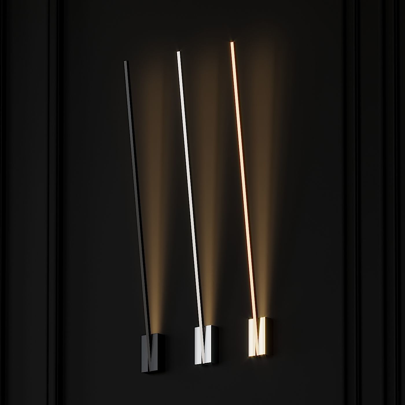Lever LED Wall Sconce By Kuzco Lighting 3D model_3