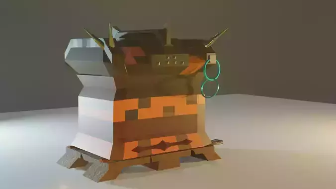 Simple Low Poly RPG Chest 