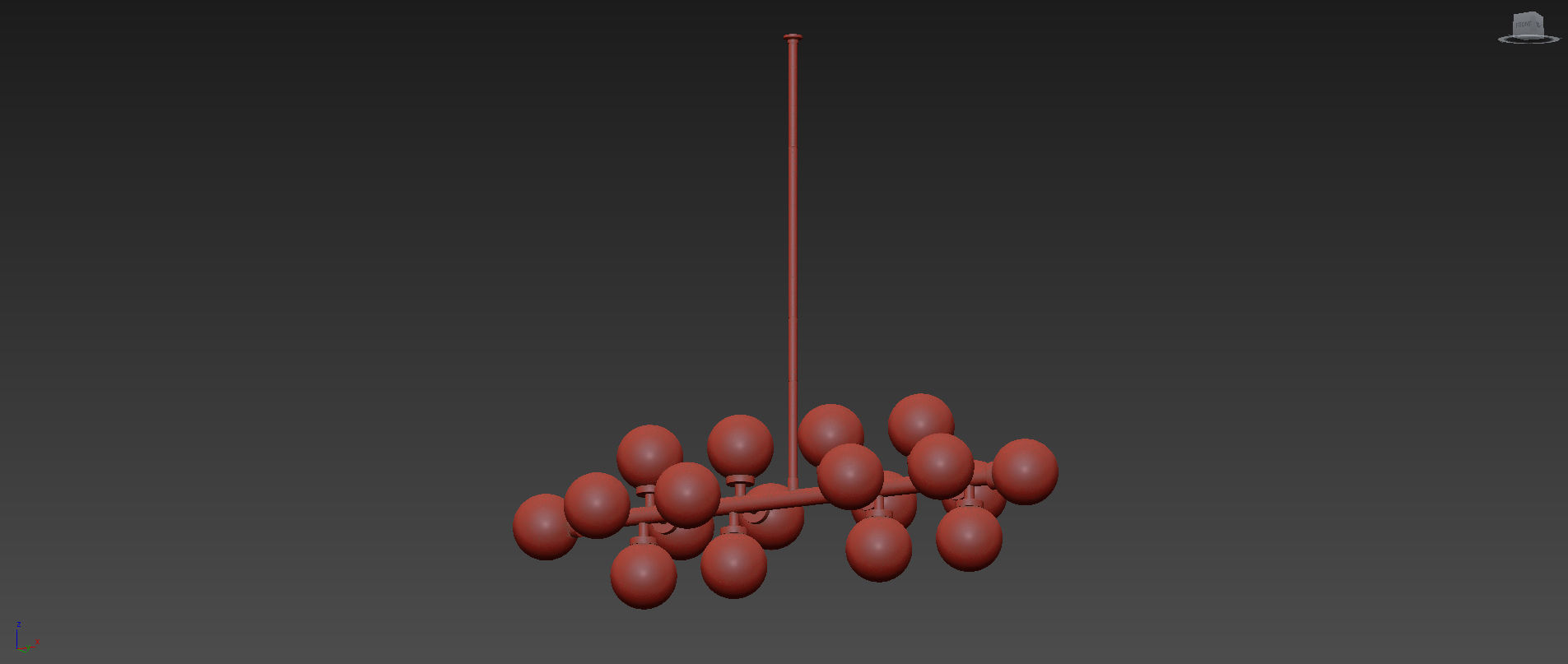 CWI Lighting Arya 16-Light Satin Gold Chandelier 3D model_10