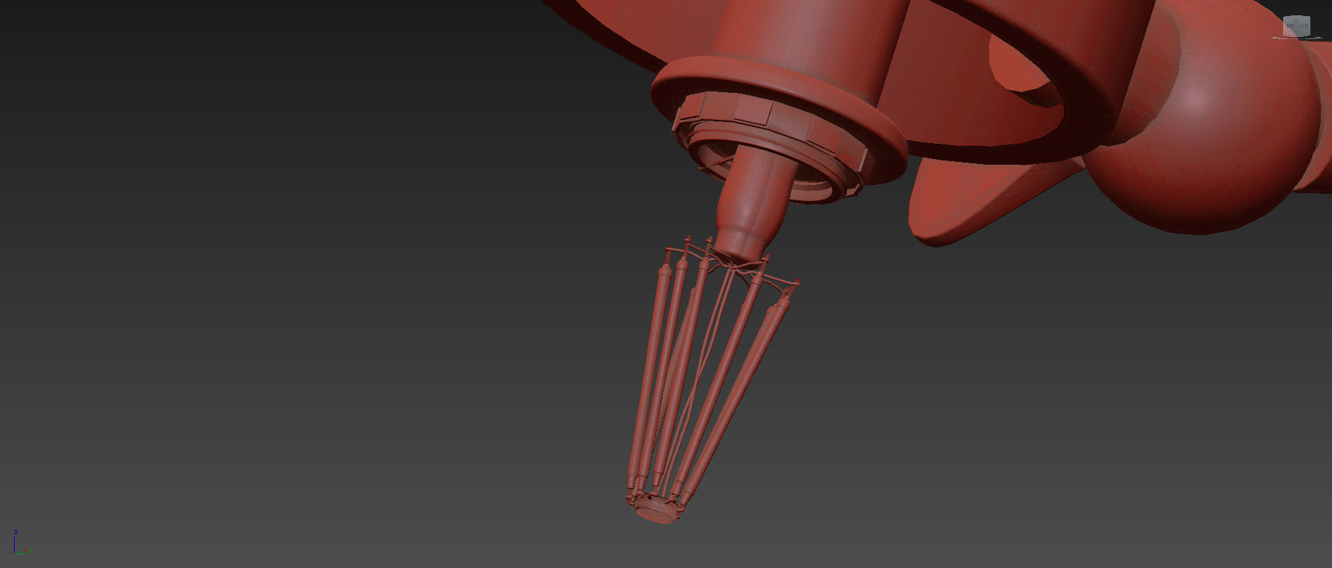 Berkeley White and Brass Plug-In 3D model_6