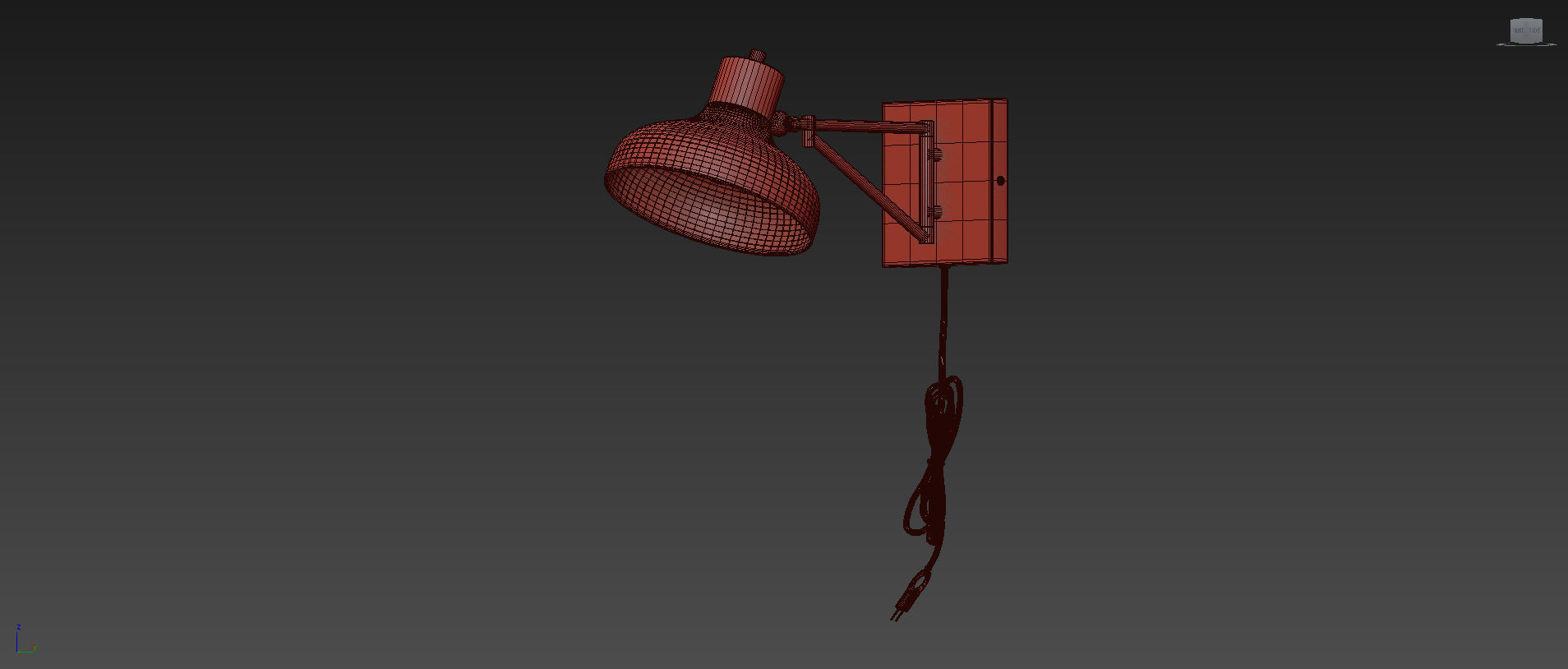 Berkeley White and Brass Plug-In 3D model_7