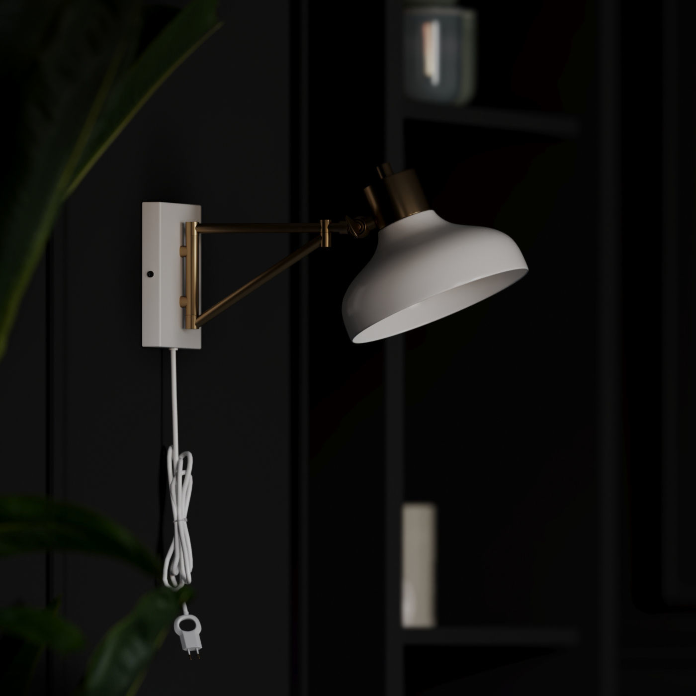 Berkeley White and Brass Plug-In 3D model_3
