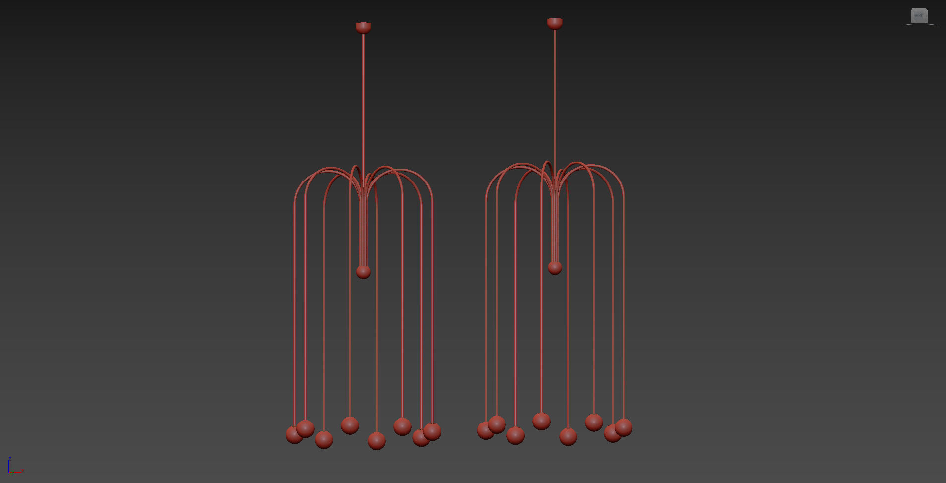 Parachute Chandelier by Michael Anastassiades 3D model_8