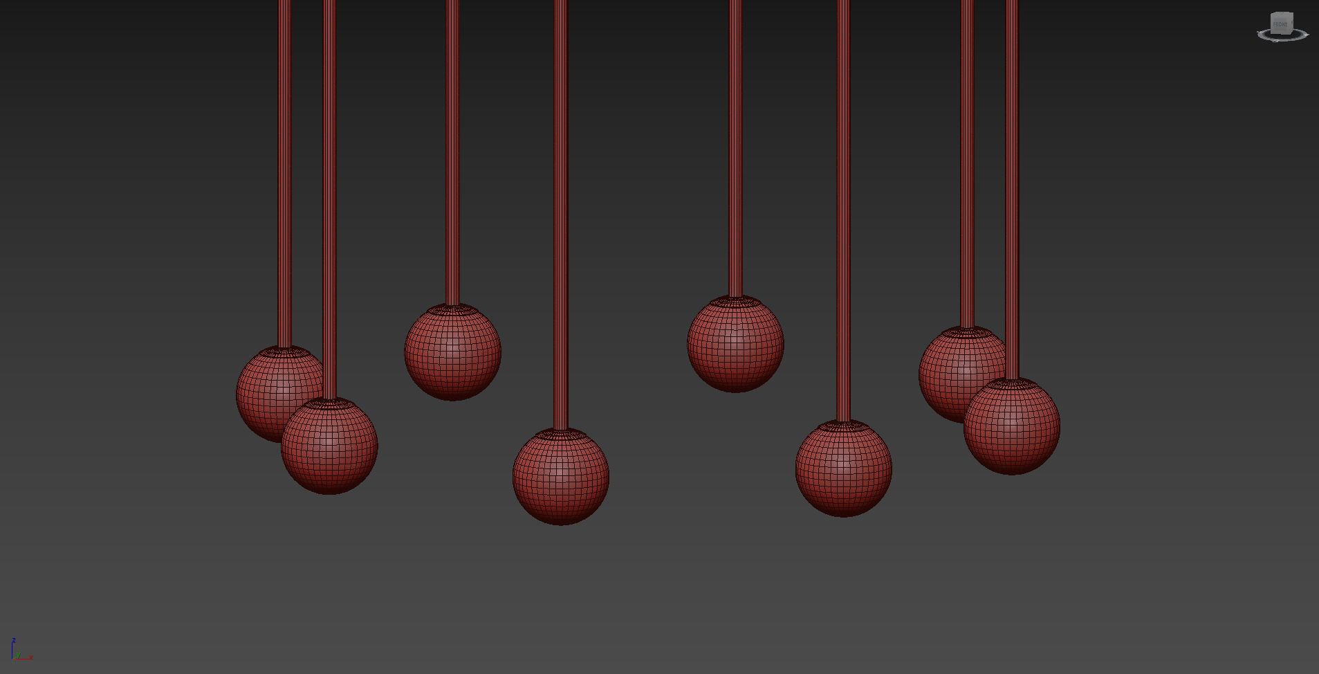 Parachute Chandelier by Michael Anastassiades 3D model_4