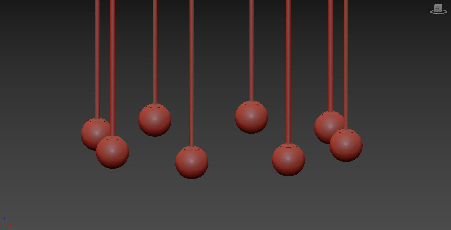 Parachute Chandelier by Michael Anastassiades 3D model_3