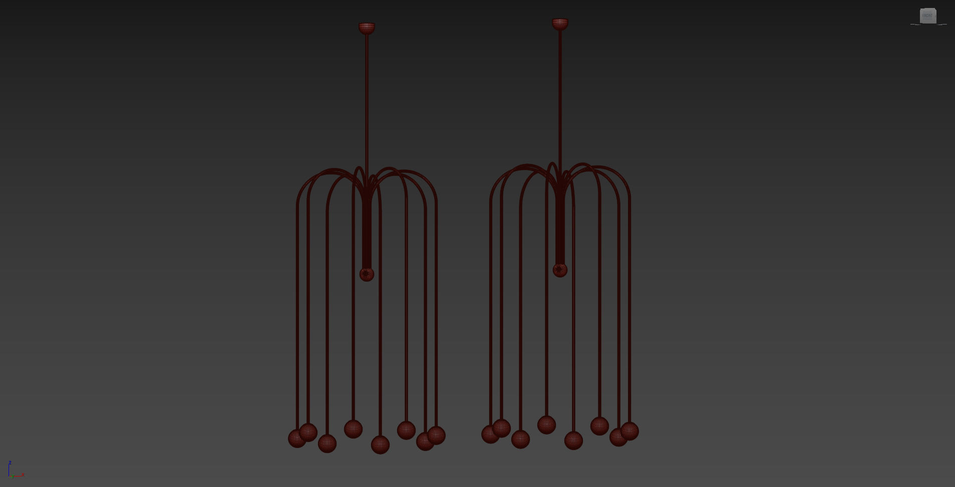 Parachute Chandelier by Michael Anastassiades 3D model_9