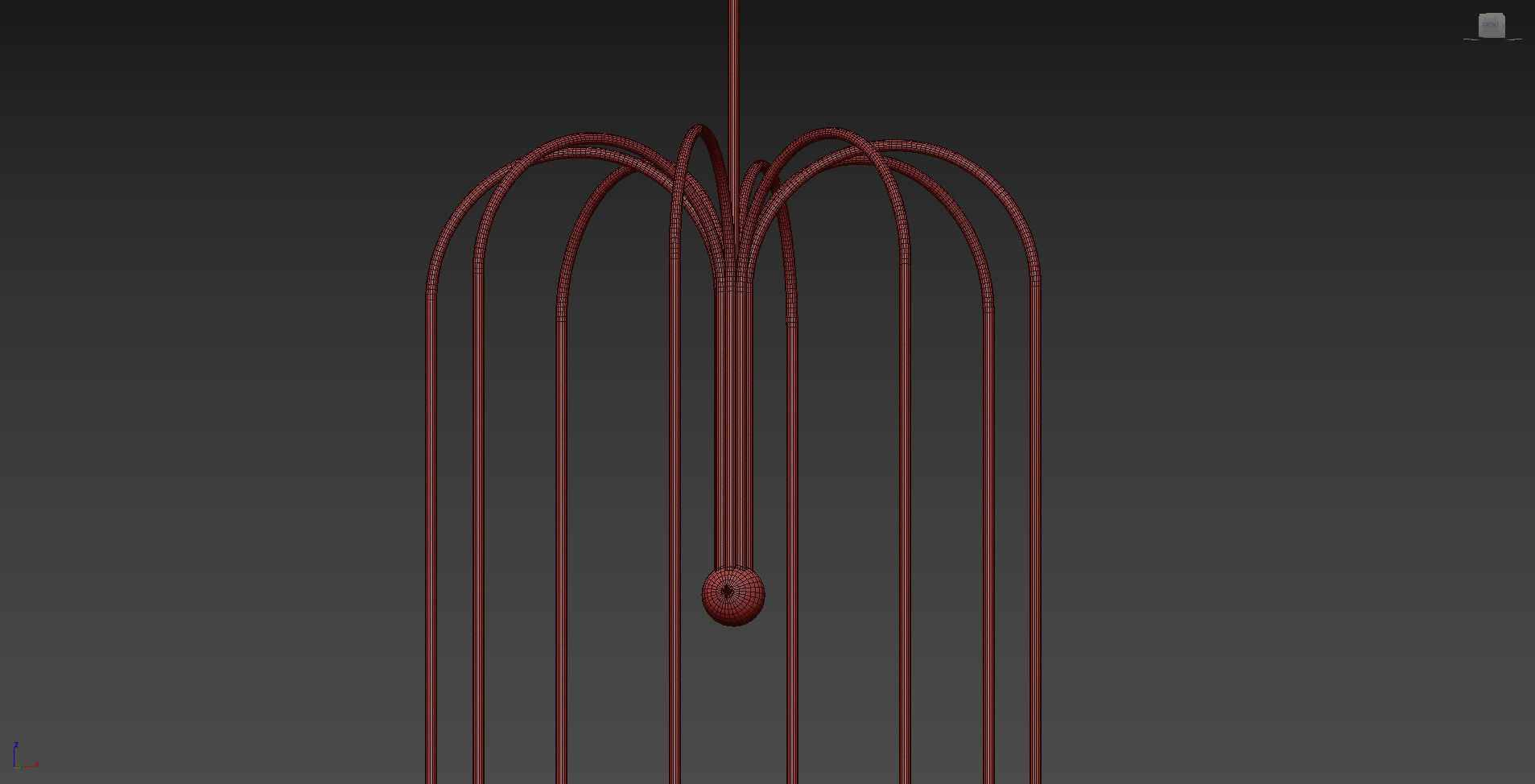 Parachute Chandelier by Michael Anastassiades 3D model_5