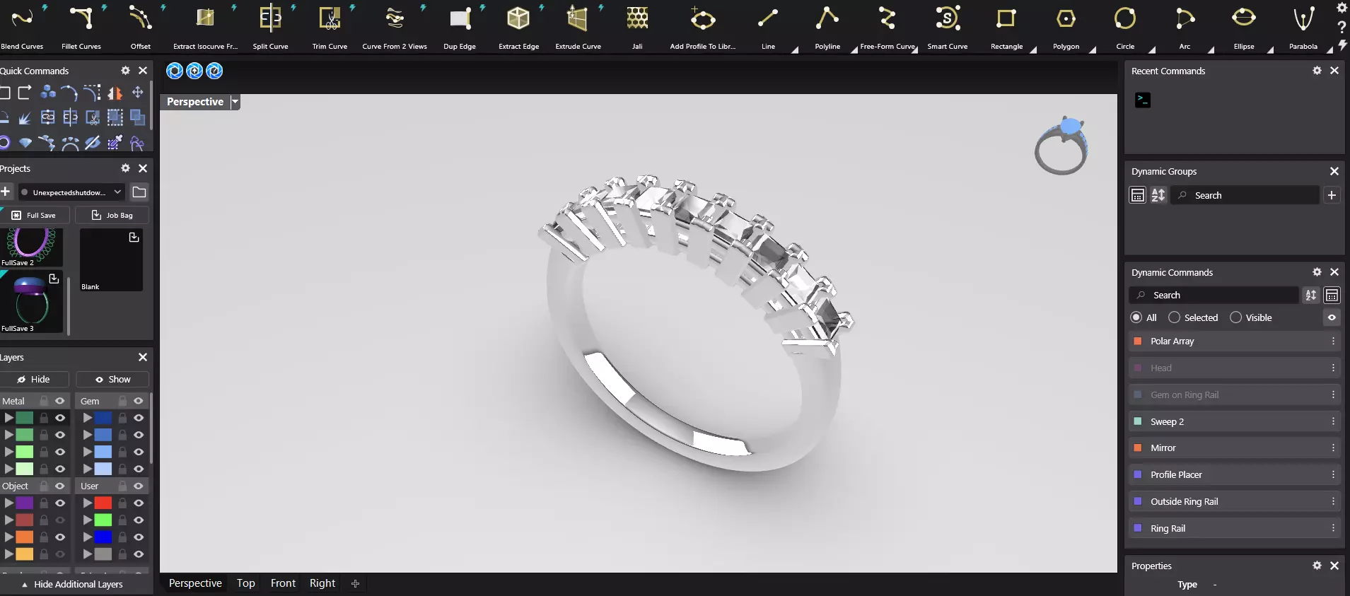 ring gld Free 3D print model