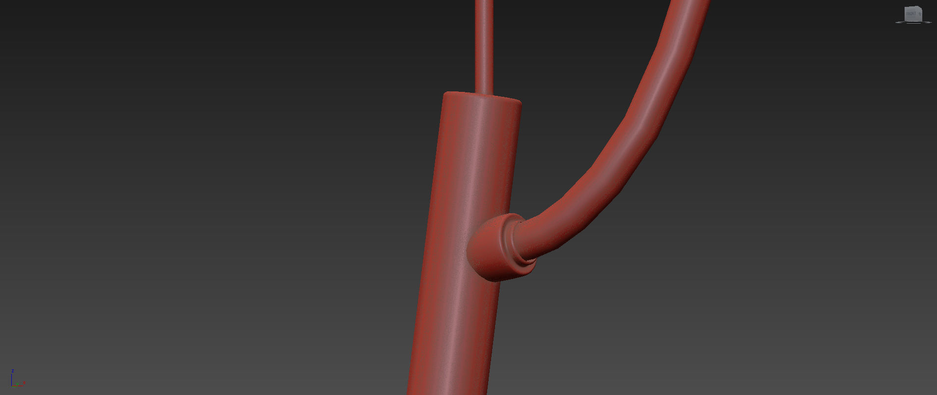 Nordic Modern Minimalist Foyer Pendant 3D model_5