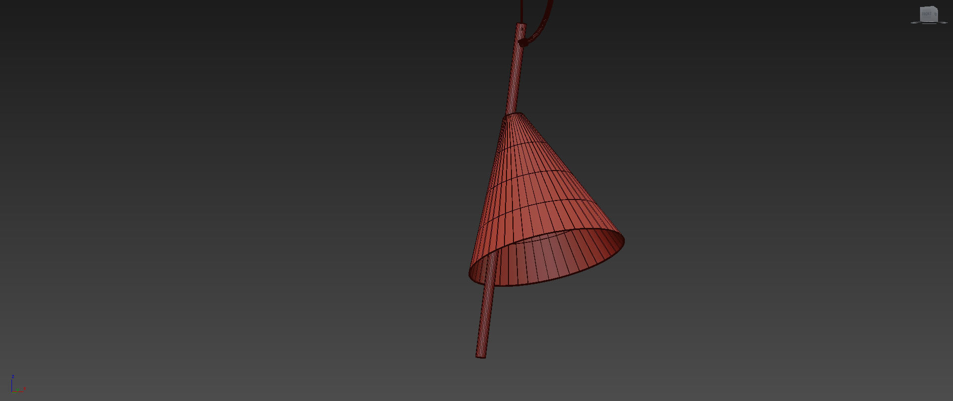 Nordic Modern Minimalist Foyer Pendant 3D model_4