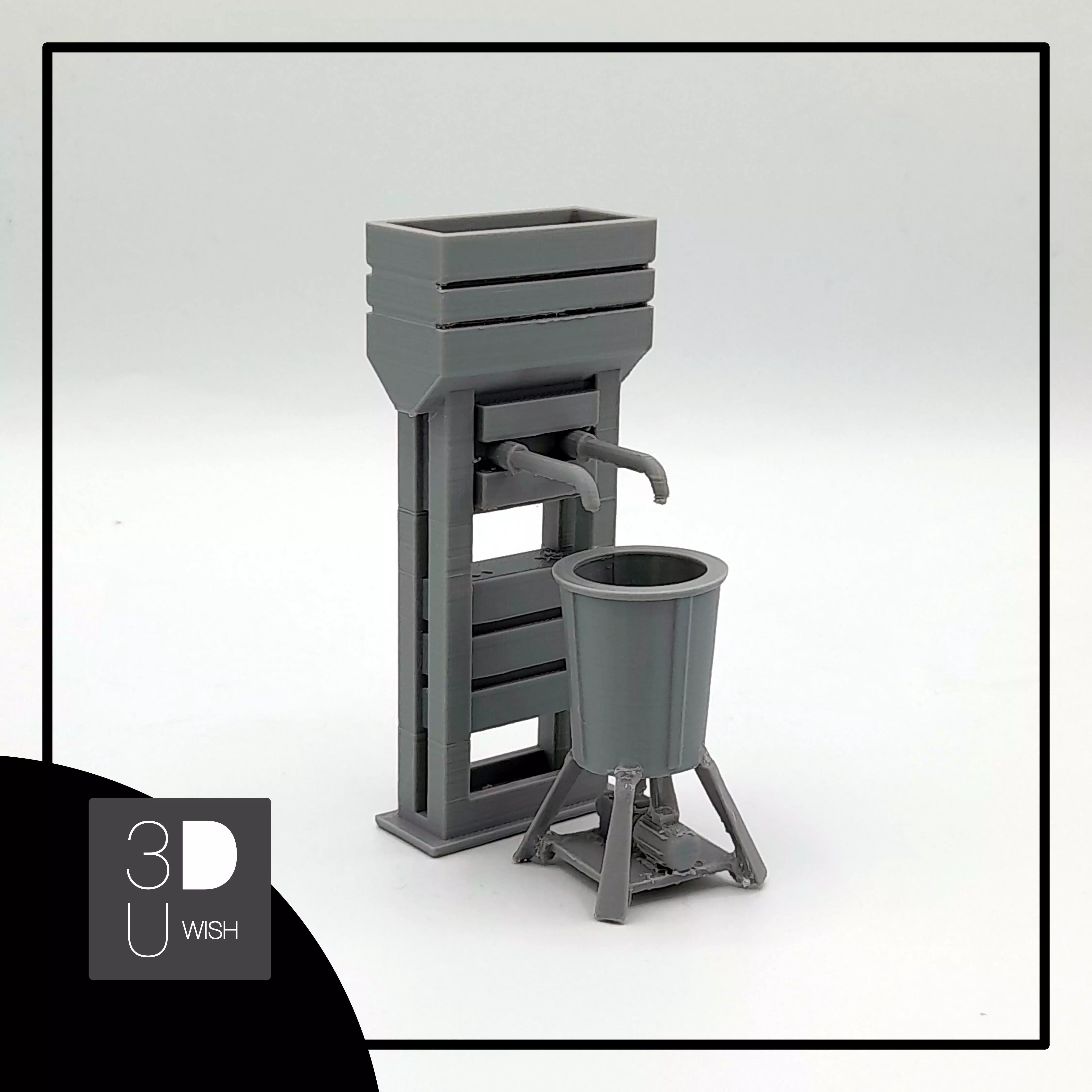 Oil Retention Tank 3D print model_0