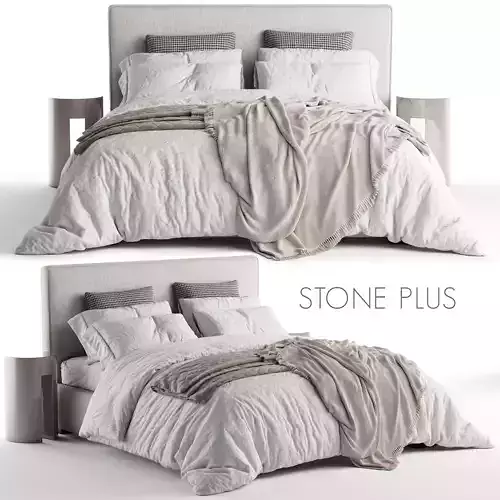 Bed Meridiani Stone Plus