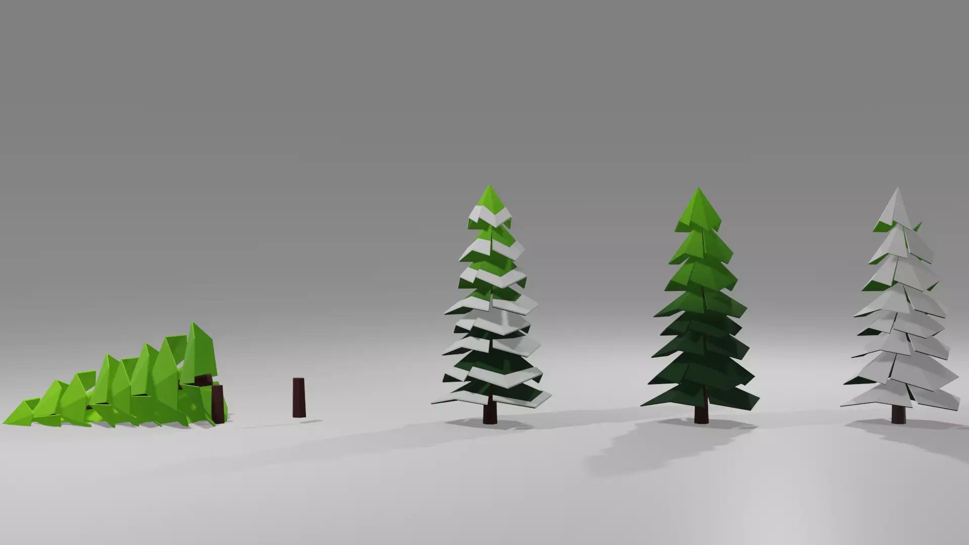 Pine Tree lowpoly Free low-poly 3D model