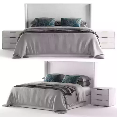 Bed RH Lawson 3D model