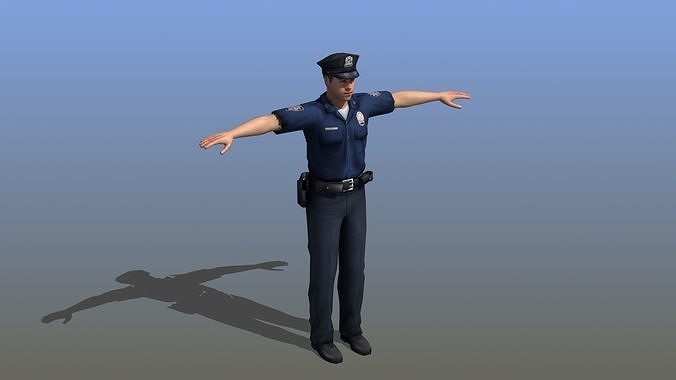 Police Officer 3D model