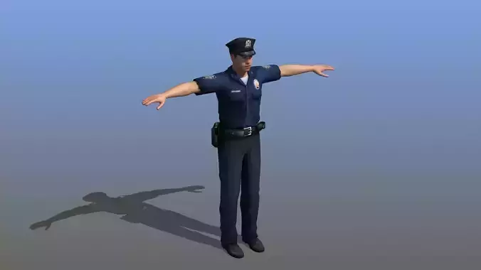 Police Officer 3D model