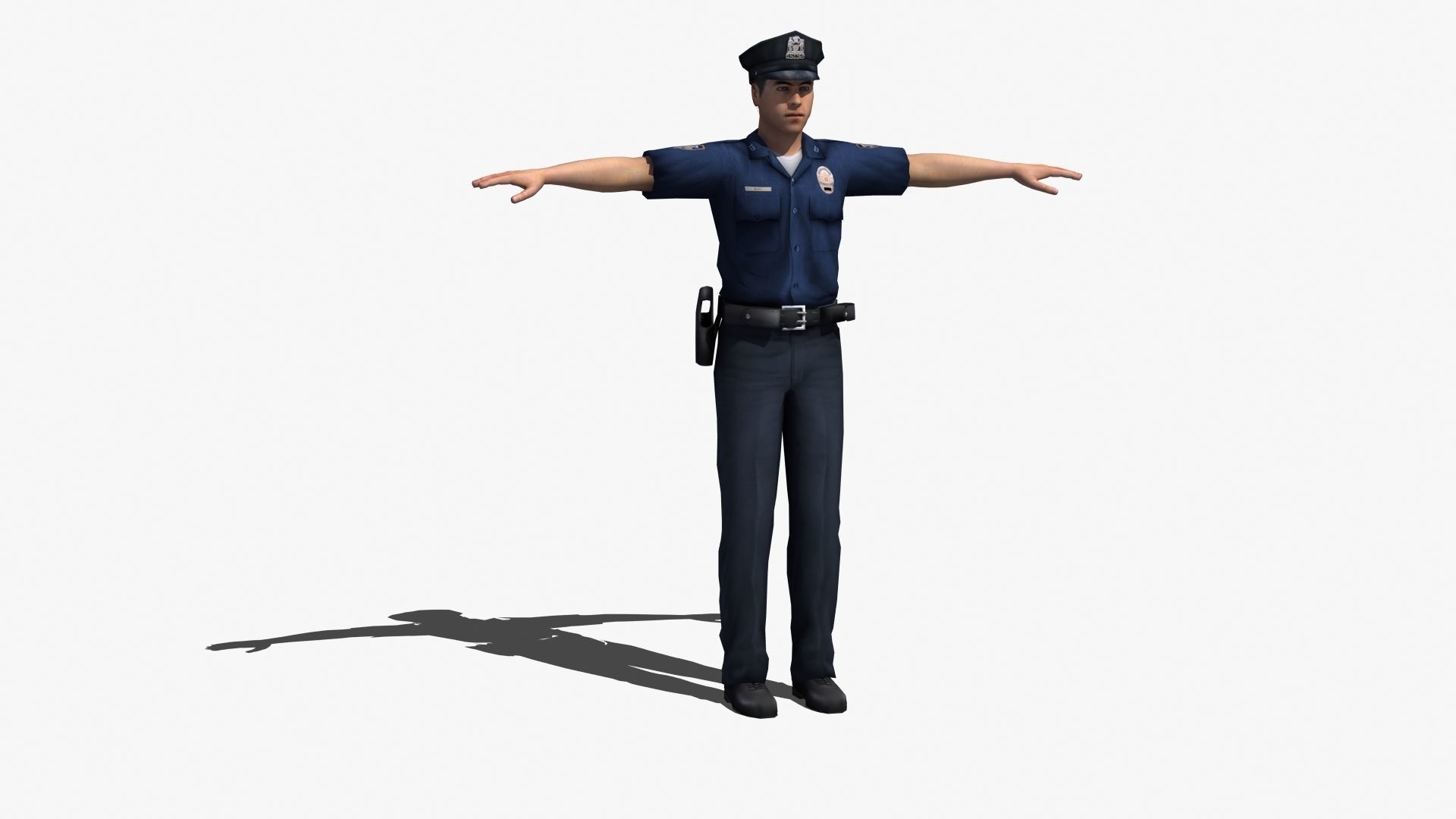 Police Officer 3D model_30